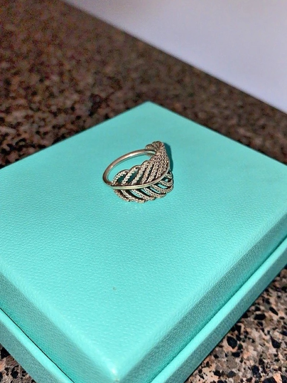 Pandora Light as a Feather Ring Silver